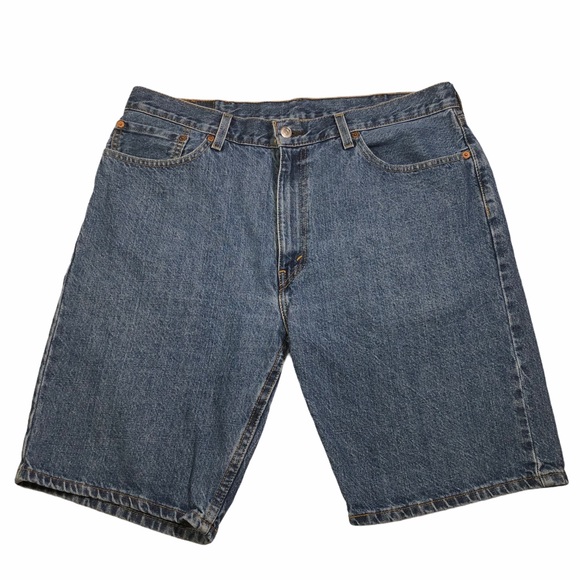 Levi’s 505 blue denim jean shorts - Picture 1 of 8